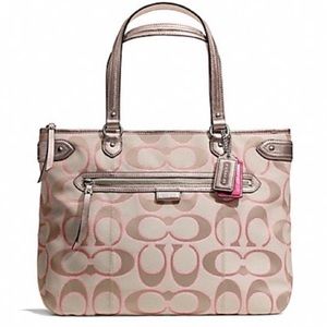 Authentic Large Coach Pink purse